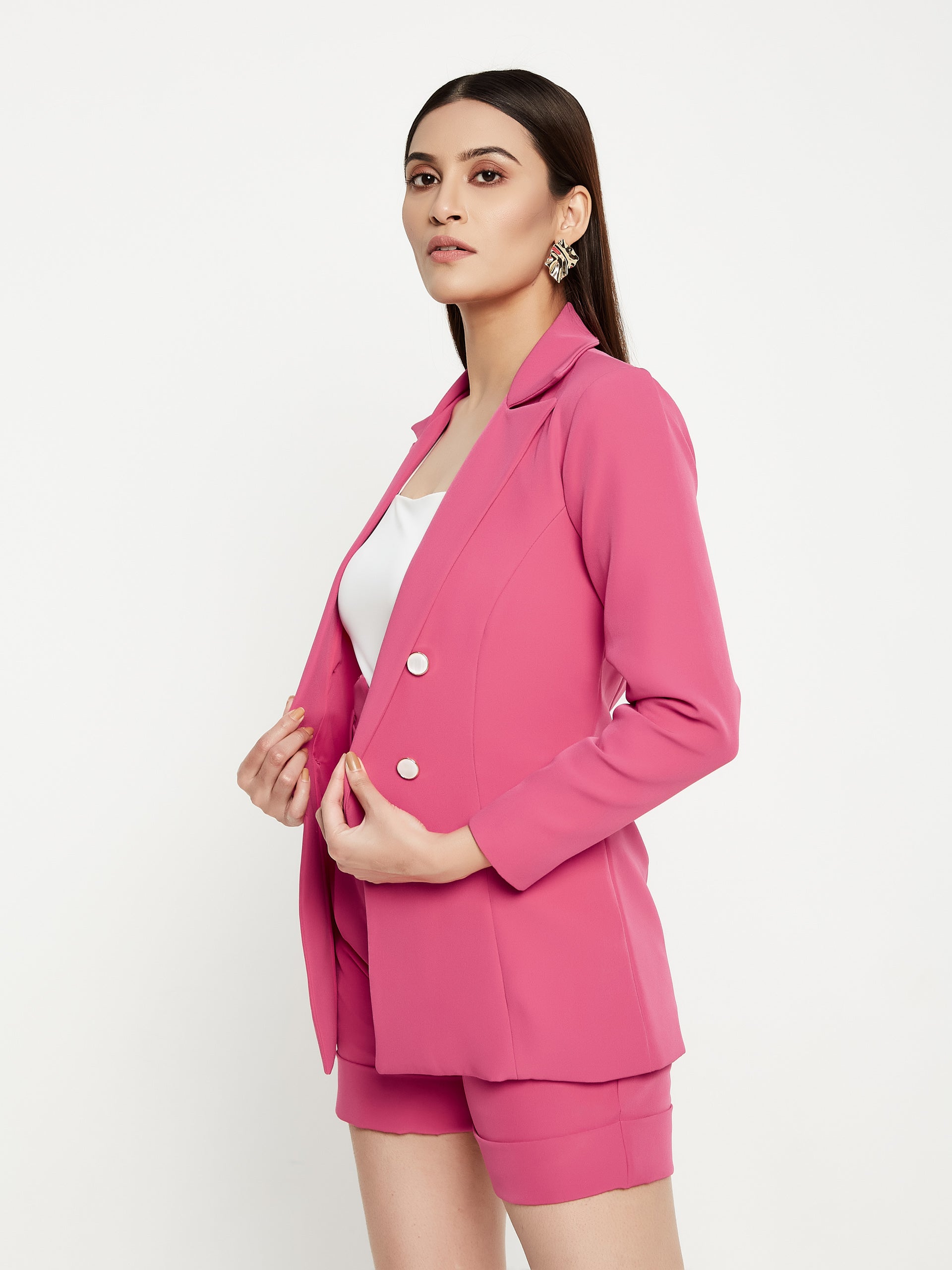 Pink 2025 summer blazer