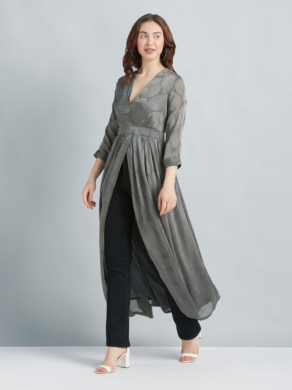 Rustling Leaves Maxi Top