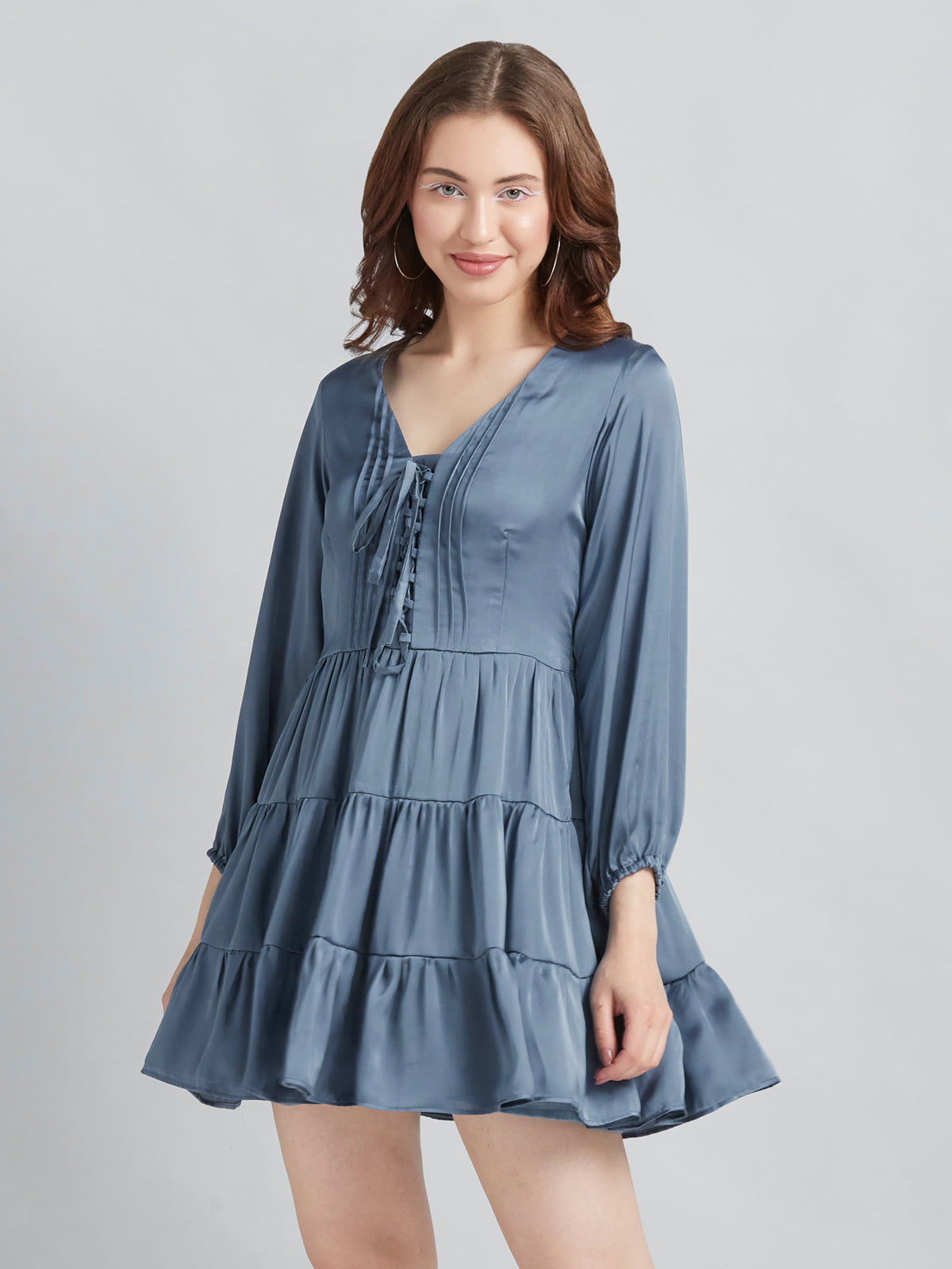 Blue Poppy Dress