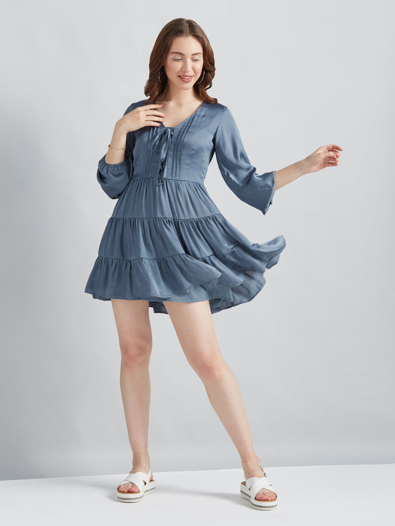 Blue Poppy Dress