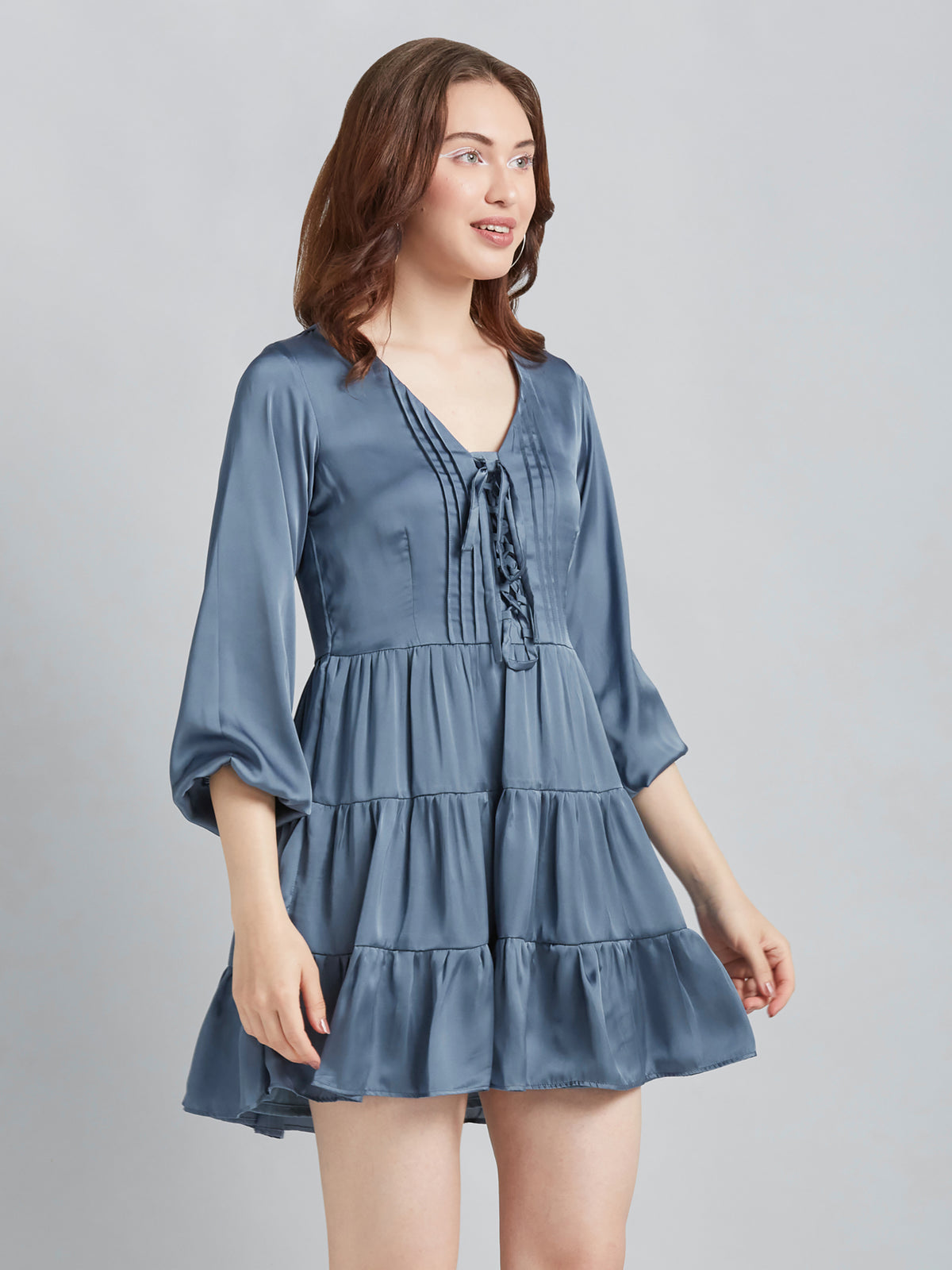 Blue Poppy Dress