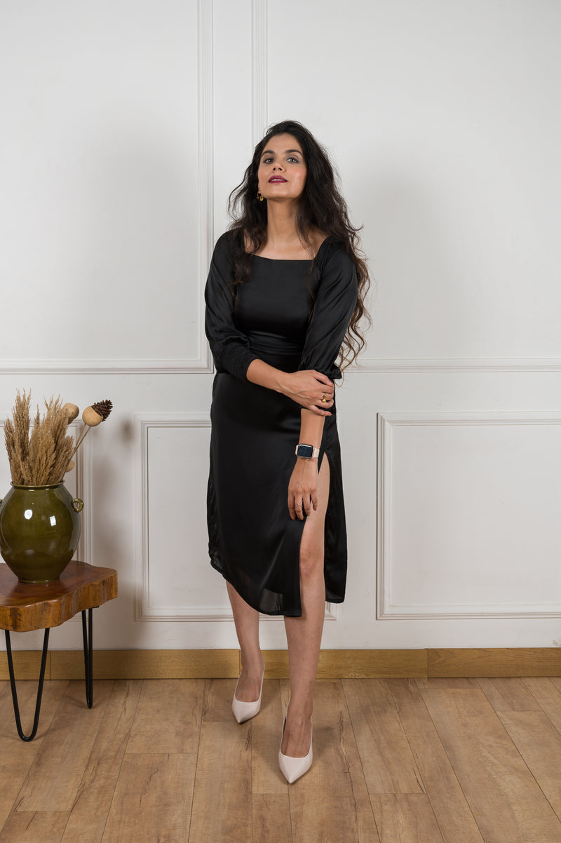 Black Petunia Dress