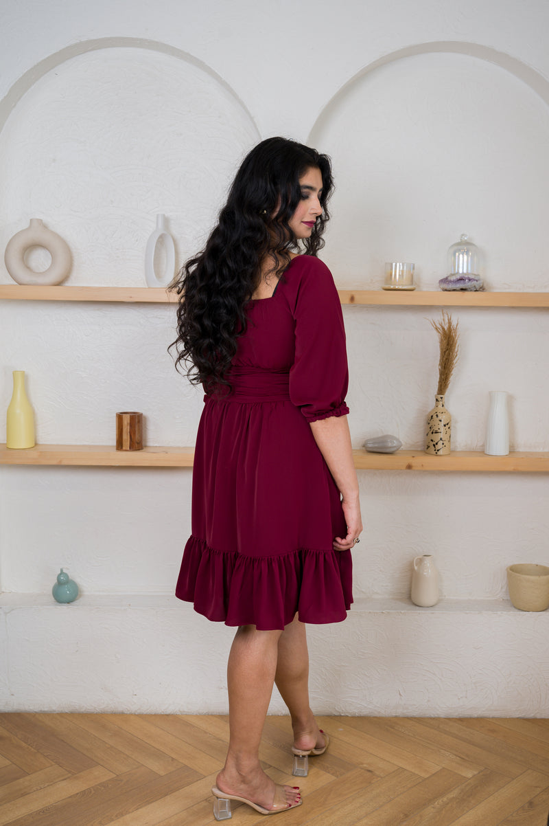 Garnet Glow Dress