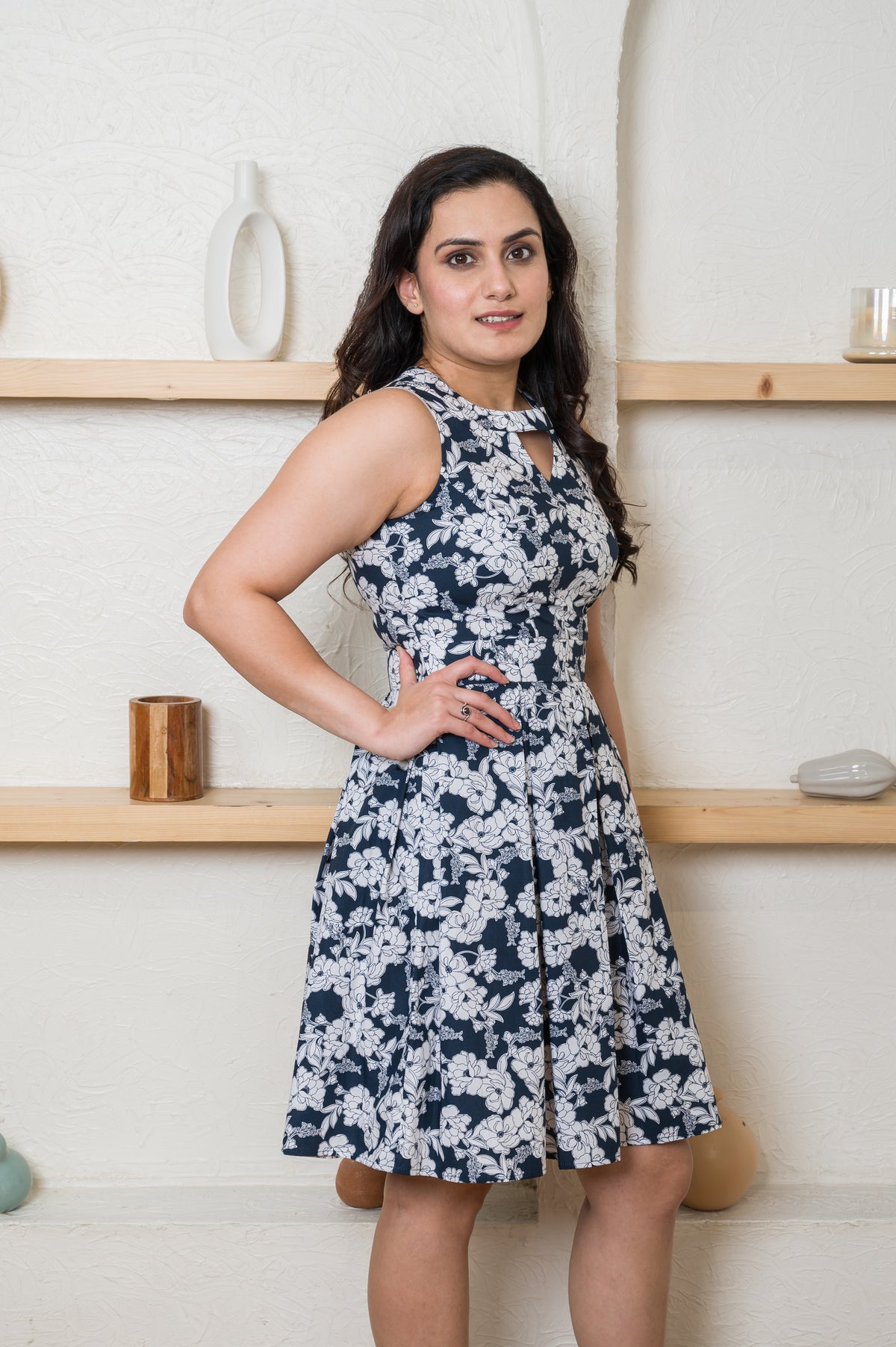 Blue-Eyed Floral Dress