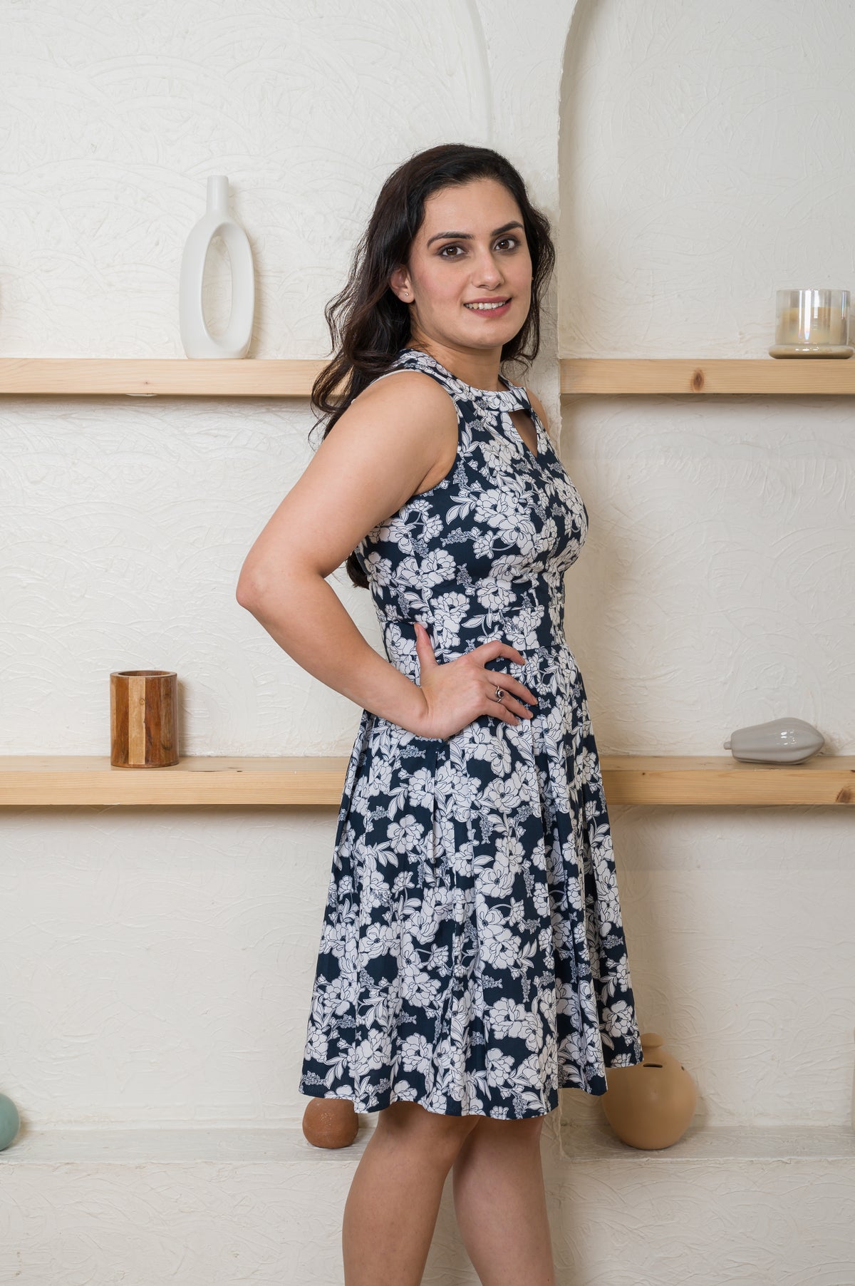 Blue-Eyed Floral Dress